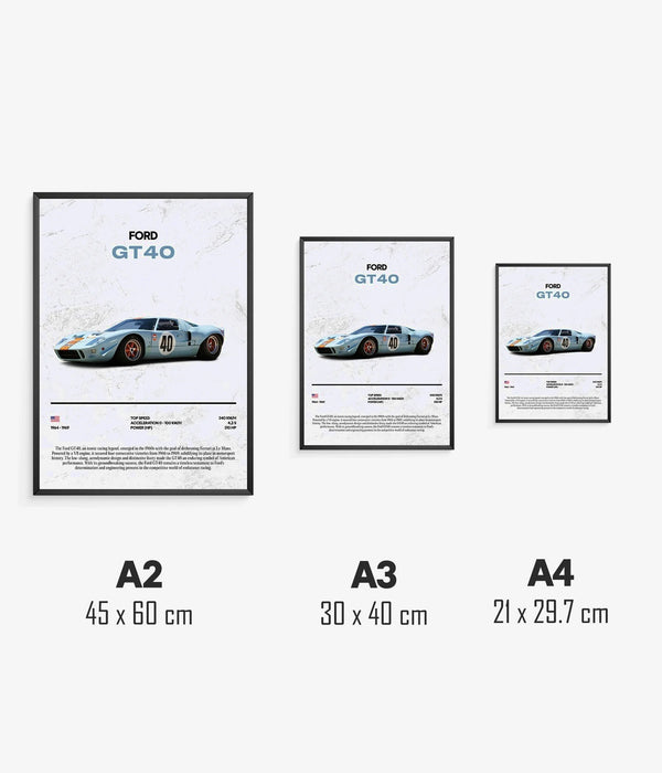 Poster Ford GT40