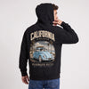 Sweat Volkswagen Beetle California Aircooled noir porté de dos