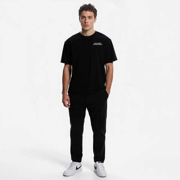 T-shirt F1 Max Verstappen Signature Noir de face