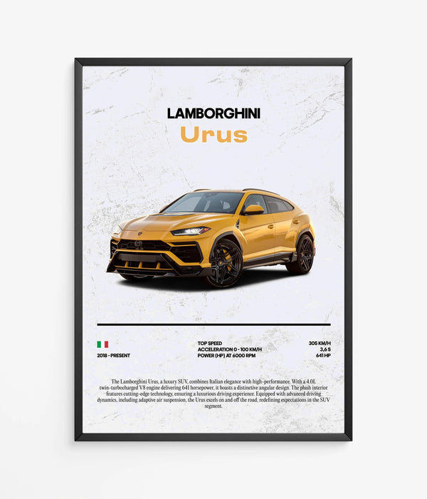 Poster Lamborghini Urus