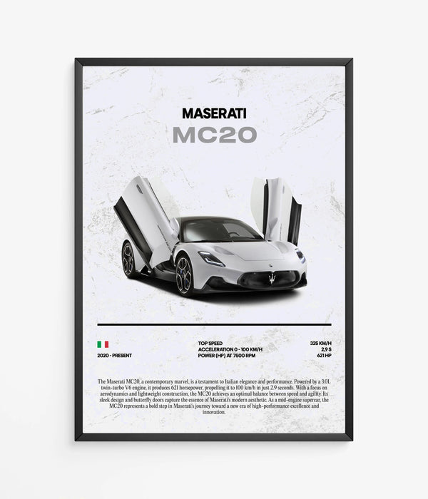 Poster Maserati MC20