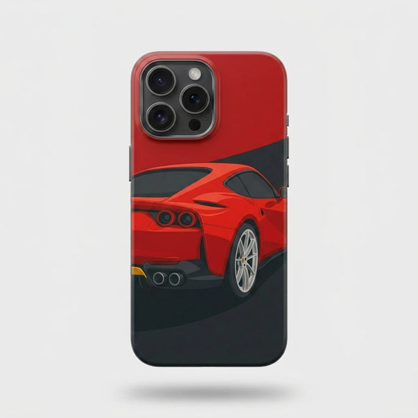 Coque iPhone Ferrari 812 Tourismo Clothing, design automobile premium inspire du V12 atmospherique.
