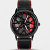 Orologio Porsche 718 visto di fronte, quadrante cerchio 3D rotante