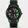 Orologio Porsche 718, pinza verde