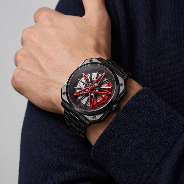 Orologio Porsche 911 indossato al polso