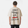 T-shirt Need Money For Porsche Not For House Beige de Dos