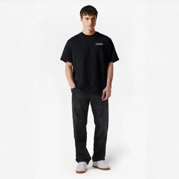 t-shirt noirF1 ferrari rouge de face