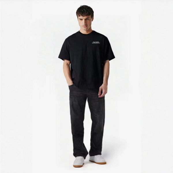 t-shirt noirmercedes class G63 bleu et noir de face