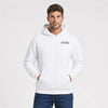 Sweat Bugatti Divo French Couture Speed blanc vu de face en plan rapproché avec logo Tourismo