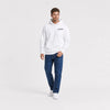 Sweat Chevrolet Chevelle Ss 396 Street Born Power blanc vu de face en plan large avec logo Tourismo