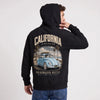 Sweat Volkswagen Beetle California Aircooled noir porté de dos