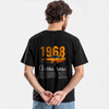 T-shirt noir Chevy Nova 1968 avec design Classic Road dans le dos