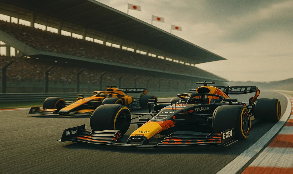 Illustration de l'article Tourismo : Grand Prix du Japon 2025 : Verstappen fait plier McLaren et relance le championnat Formule 1
