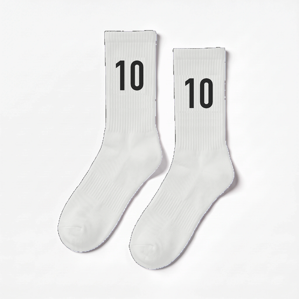 Calzini Pierre Gasly 10, bianco