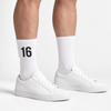 Calzini Charles Leclerc 16, bianco