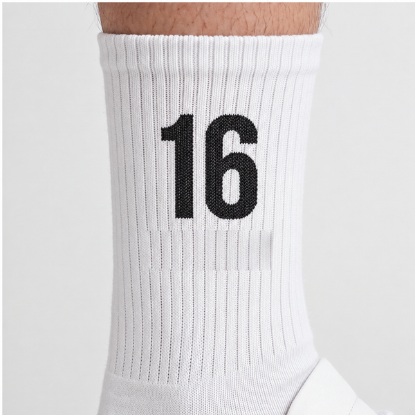 Calzini Charles Leclerc 16, bianco