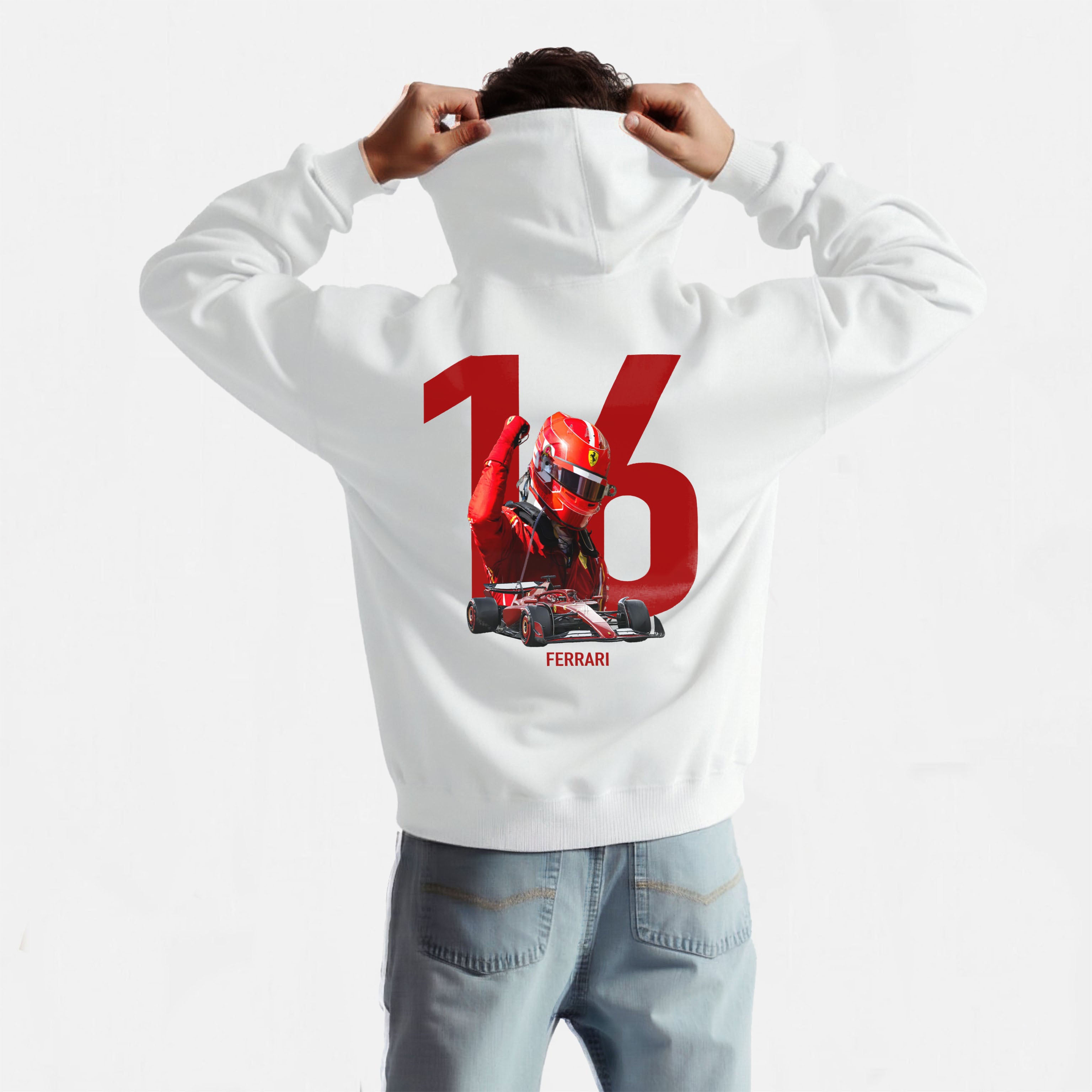 charles leclerc felpa ferrari f1