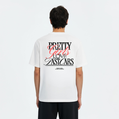 T-shirt Pretty Girl Love Fast Cars