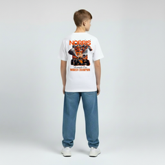 T-shirt Bambino Lando Norris Campione del Mondo F1 2025