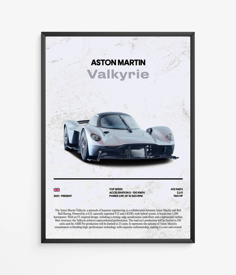 Poster Aston Martin Valkyrie, vista 2