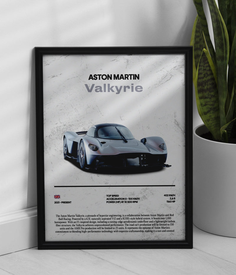 Poster Aston Martin Valkyrie, vista 1