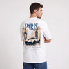T-shirt Bugatti Divo French Couture Speed blanc porté de dos