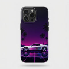 Cover iPhone Ferrari Testarossa Synthwave