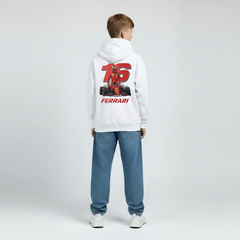 Felpa con cappuccio Charles Leclerc Bambino Numero 16 Ferrari Edizione