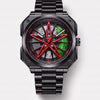 Orologio Porsche 911, pinza verde