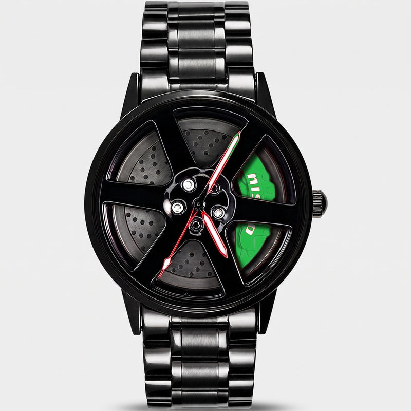 Orologio Nissan GT-R, pinza verde