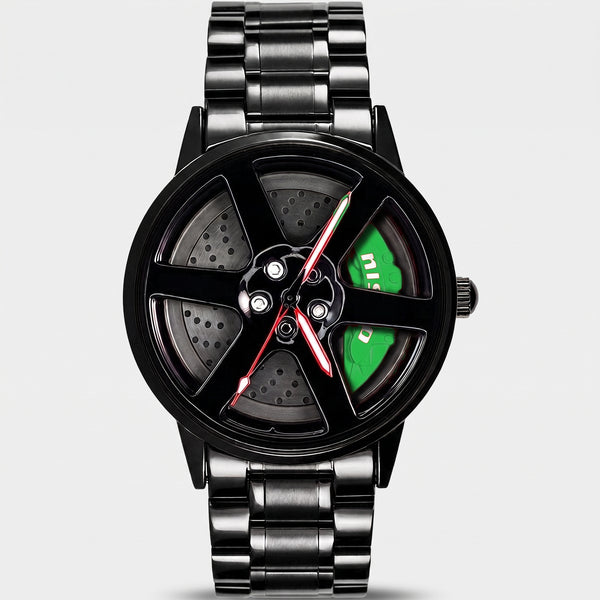 Orologio Nissan GT-R, pinza verde
