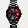 Orologio Shelby GT500 visto di fronte, quadrante cerchio 3D rotante