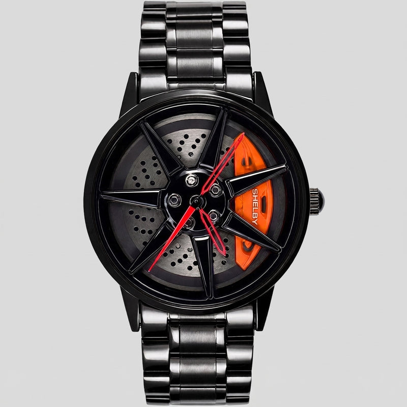 Orologio Shelby GT500, pinza arancione