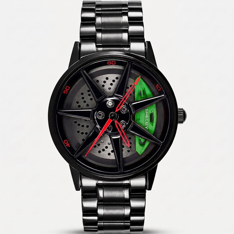 Orologio Shelby GT500, pinza verde