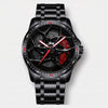 Orologio Lamborghini SV visto di fronte, quadrante cerchio 3D rotante