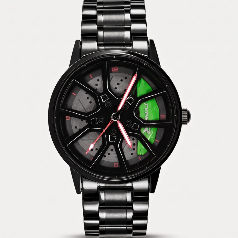 Orologio Honda Type R, pinza verde