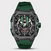 Orologio motore V12, motore verde