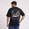 T-shirt Bugatti Divo French Couture Speed noir porté de dos
