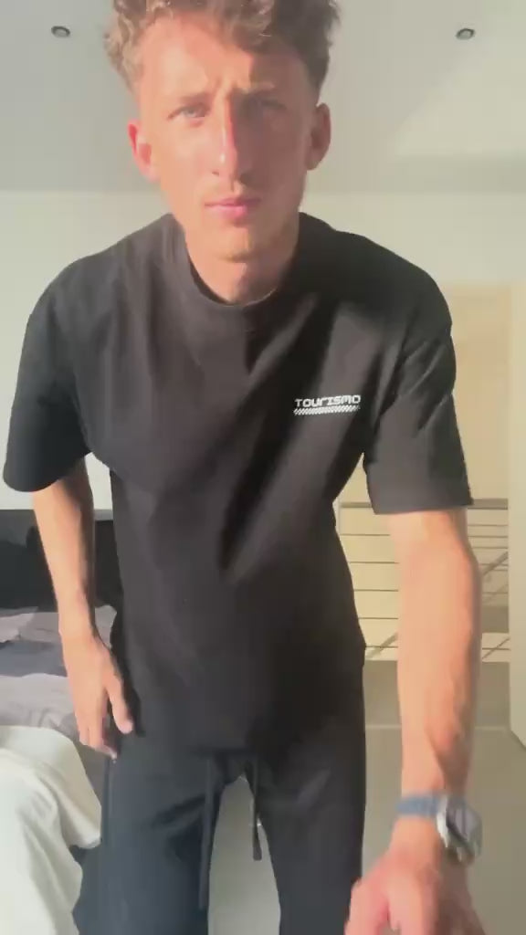 fit tshirt leclerc paddock noir homme v2