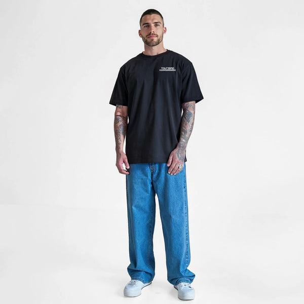 T-shirt Need Money For Porsche, colore nero, vista frontale