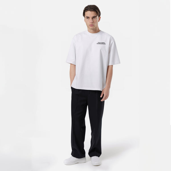 T-shirt Need Money For Porsche Not For House Blanc de Face