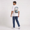 T-shirt Volkswagen Beetle California Aircooled blanc vu de dos