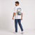 T-shirt Volkswagen Beetle California Aircooled blanc vu de dos