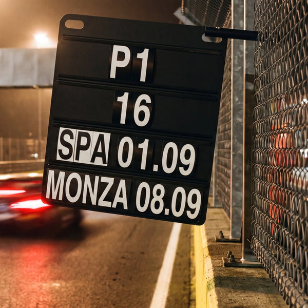 Tappetino mouse Leclerc Spa Monza tabella box 16, dettaglio della stampa