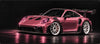 Tappetino mouse Porsche 911 GT3 RS 992 rosa, dettaglio della stampa