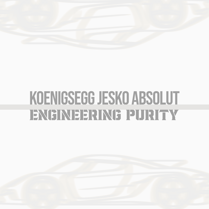 Tela Koenigsegg Jesko – Purezza ingegneristica, vista 2
