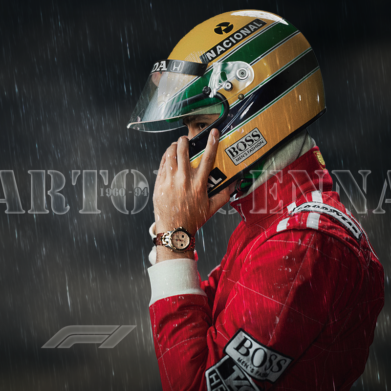 Stampa su tela F1 Nella Mente di Ayrton Senna, vista 2