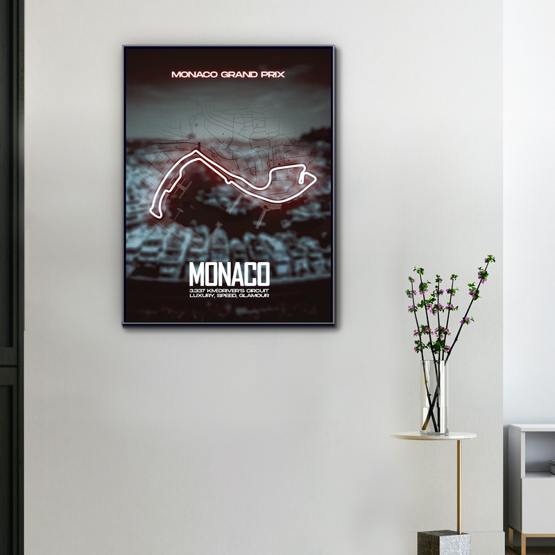 Tela su tela Circuito F1 Monaco, vista 1