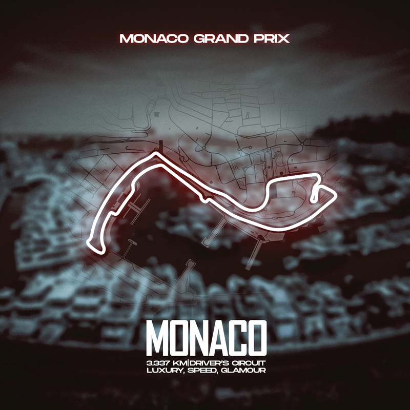 Tela su tela Circuito F1 Monaco, vista 2