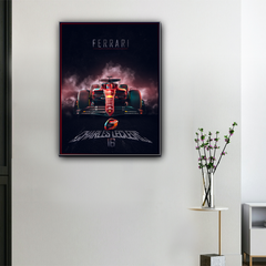 Tela F1 Ferrari Charles Leclerc